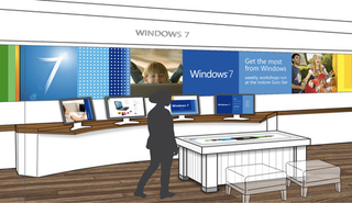 Illustration for article titled Leak: Inside the Microsoft Store With Wall-Sized Screens and the Answers Bar
